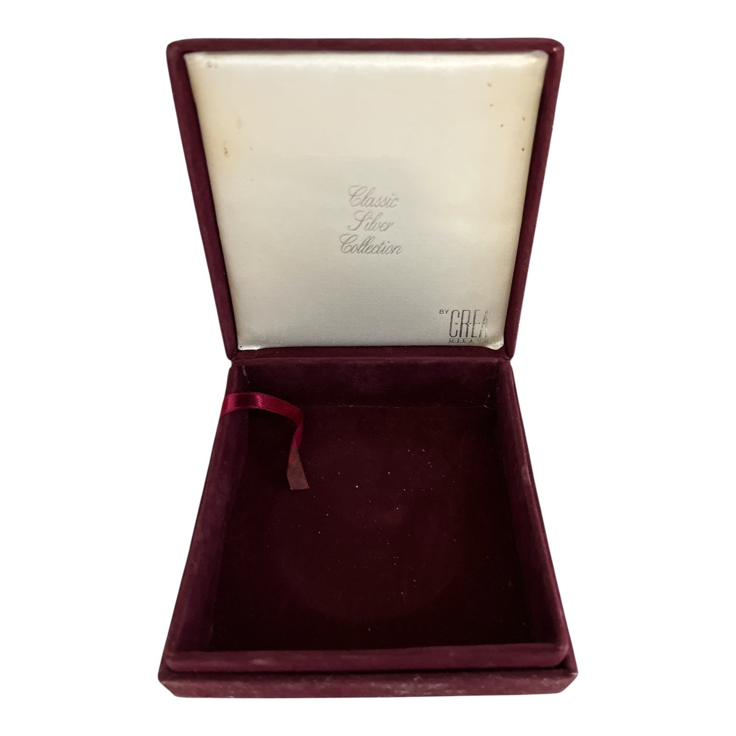 Set of 6 CREA Milano Classic Silverplate Collection Coasters with Storage Box – 4” – 1990s to Early 2000s