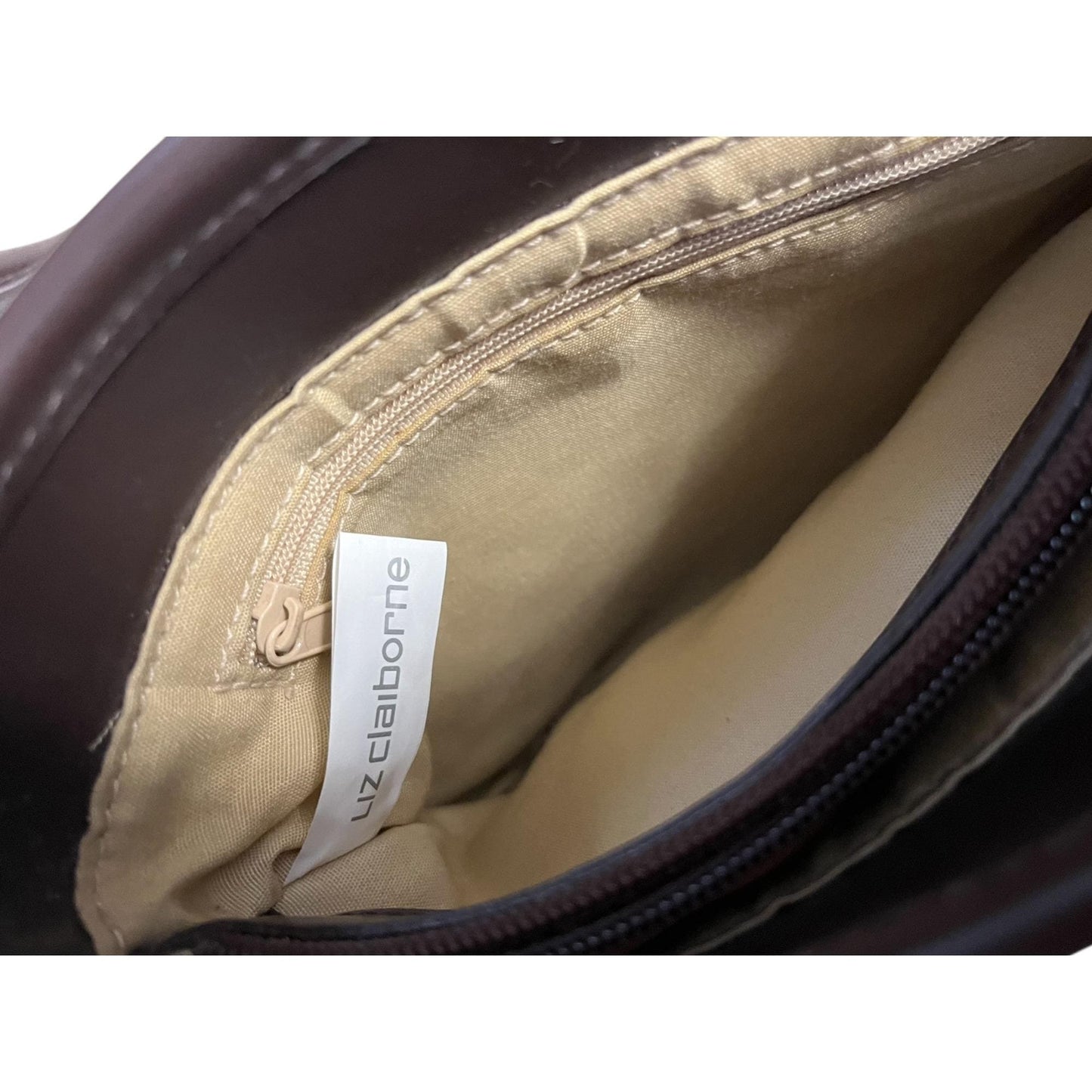 Liz Claiborne Canvas Bucket Bag - Giraffe & Palm Tree Beaded