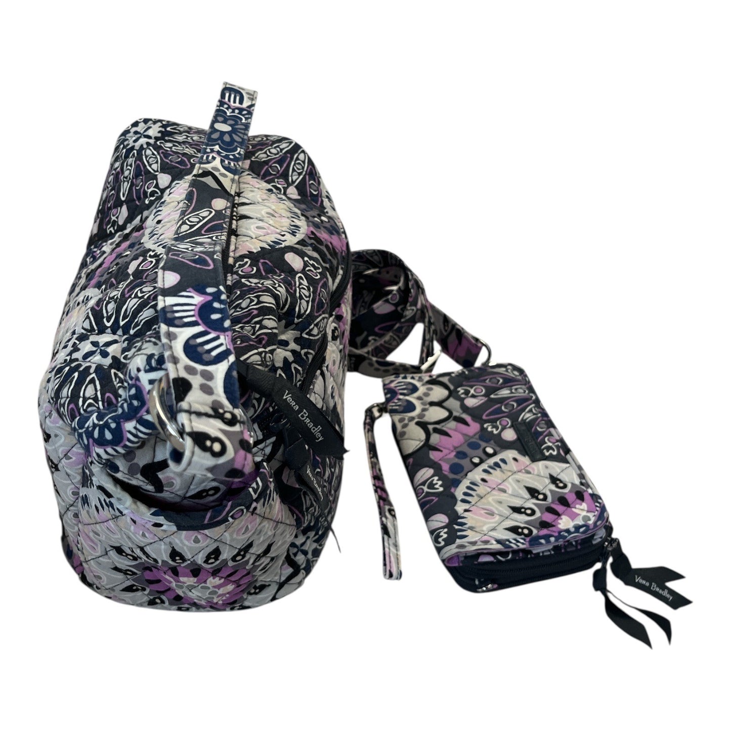 Vera Bradley “Purple Mandala” Crossbody + RFID Smartphone Wristlet – Retired Pattern