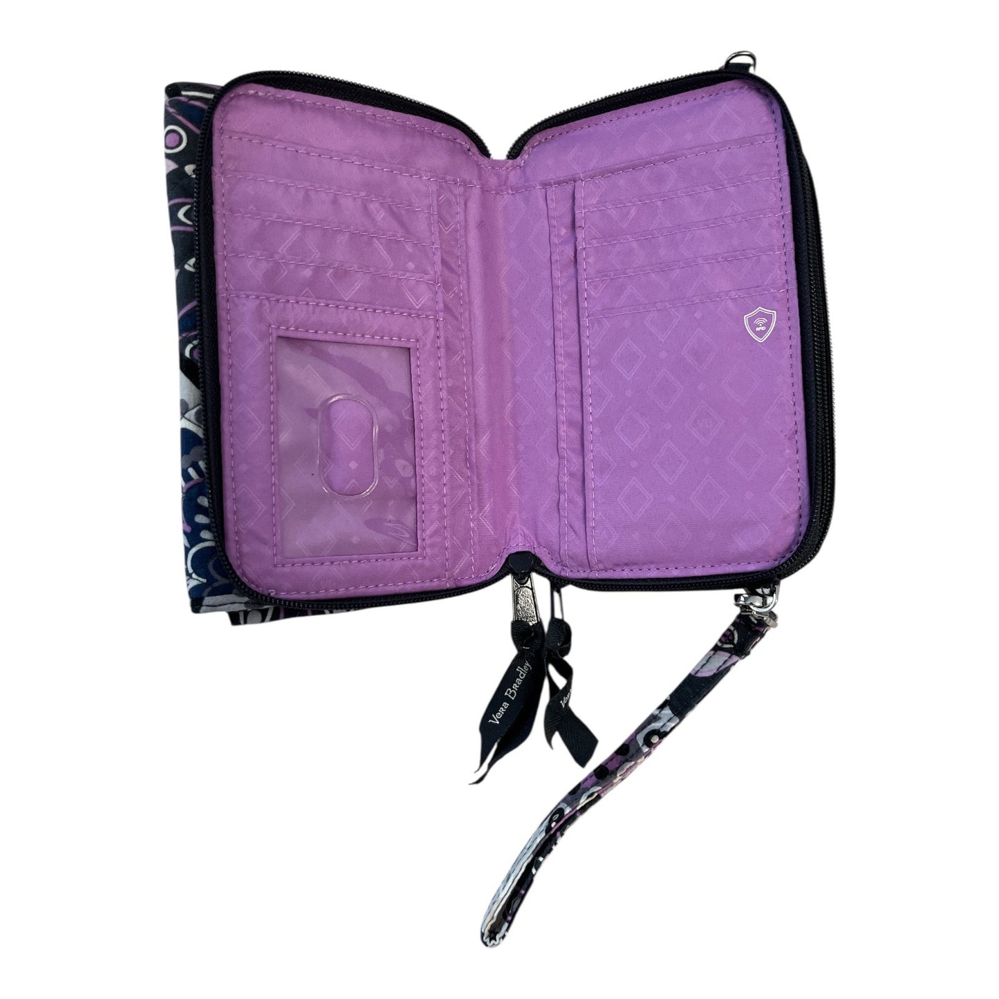 Vera Bradley “Purple Mandala” Crossbody + RFID Smartphone Wristlet – Retired Pattern