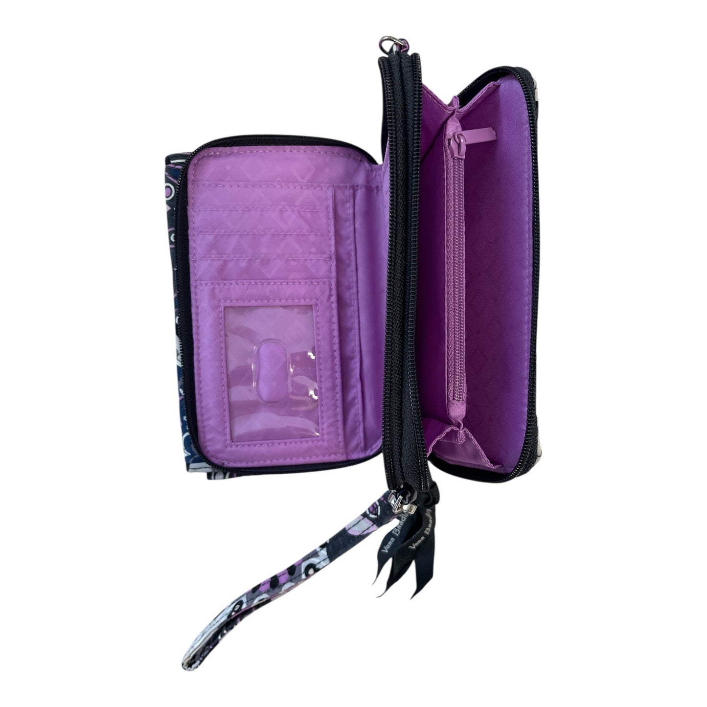 Vera Bradley “Purple Mandala” Crossbody + RFID Smartphone Wristlet – Retired Pattern