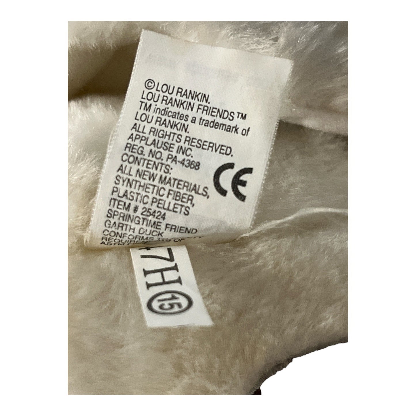 Vintage Dakin Lou Rankin Garth Duck Plush 14 Inch Artist Collection Springtime Friend