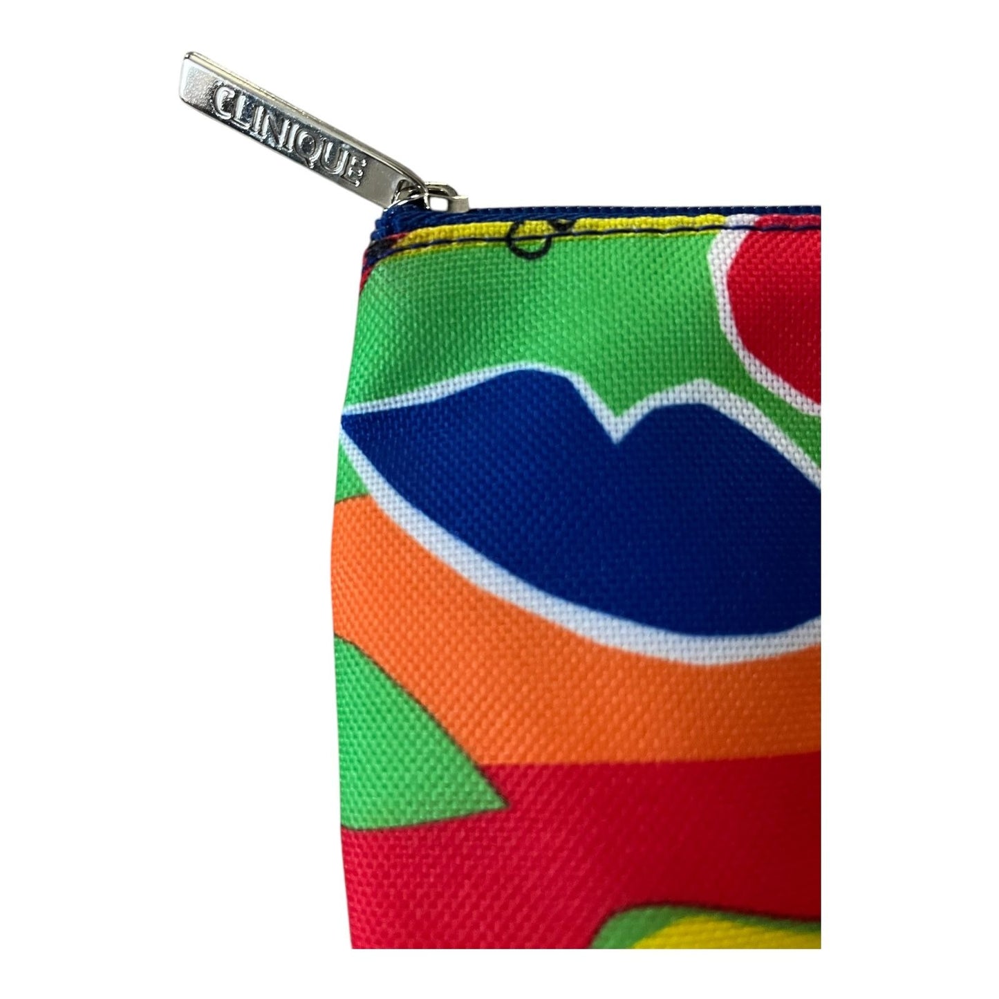 Donald Robertson x Clinique Fruit Print Cosmetic Makeup Bag – Yellow Lining