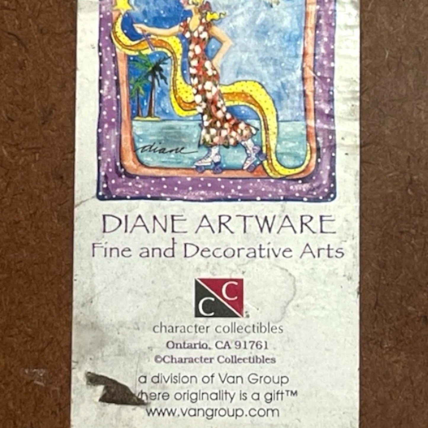 Diane Artware Wall Tile or Trivet – 6” Handpainted Sailboat Nautical Decor (1990s–2000s)