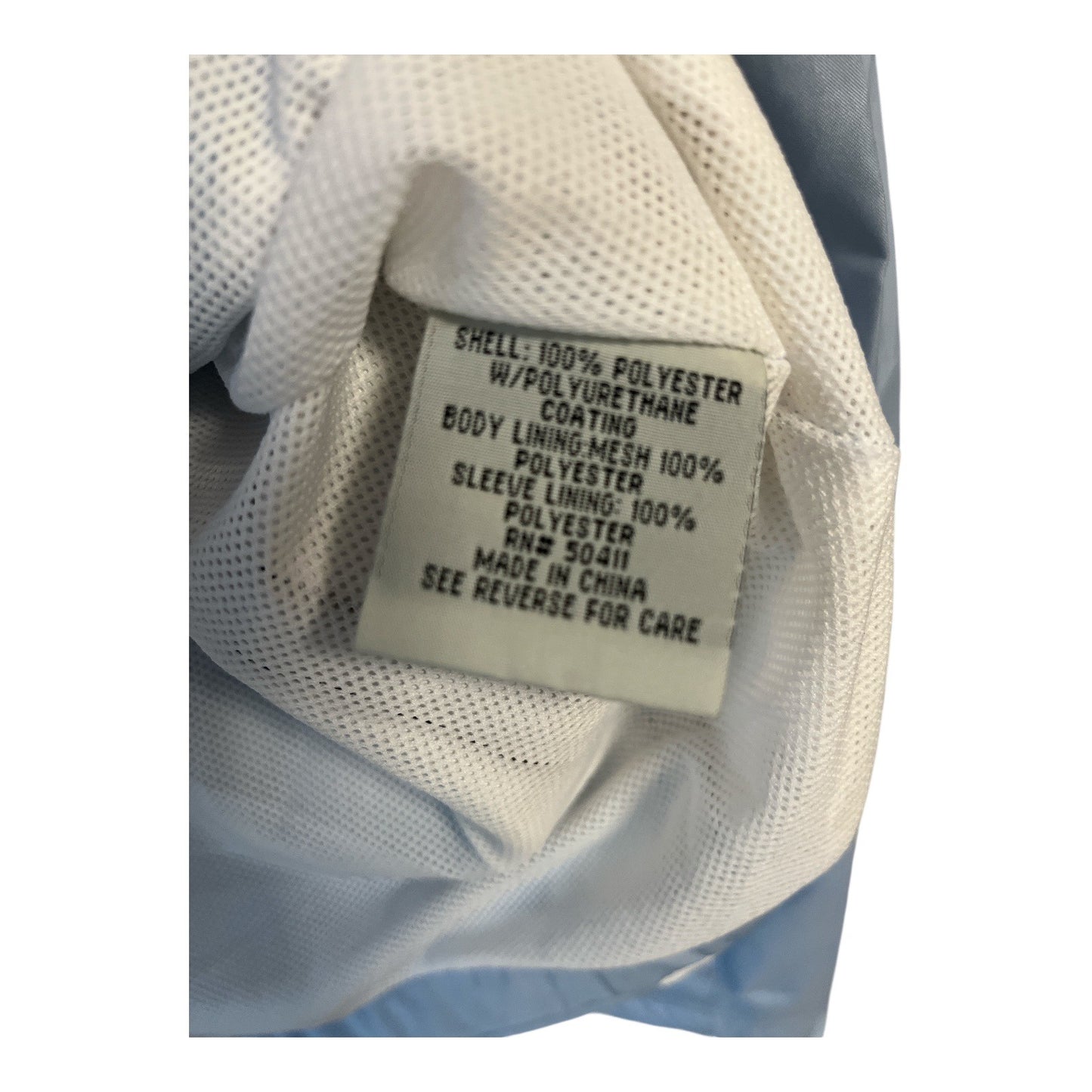 ZeroXposur Women’s XL Light Blue Full-Zip Windbreaker Jacket