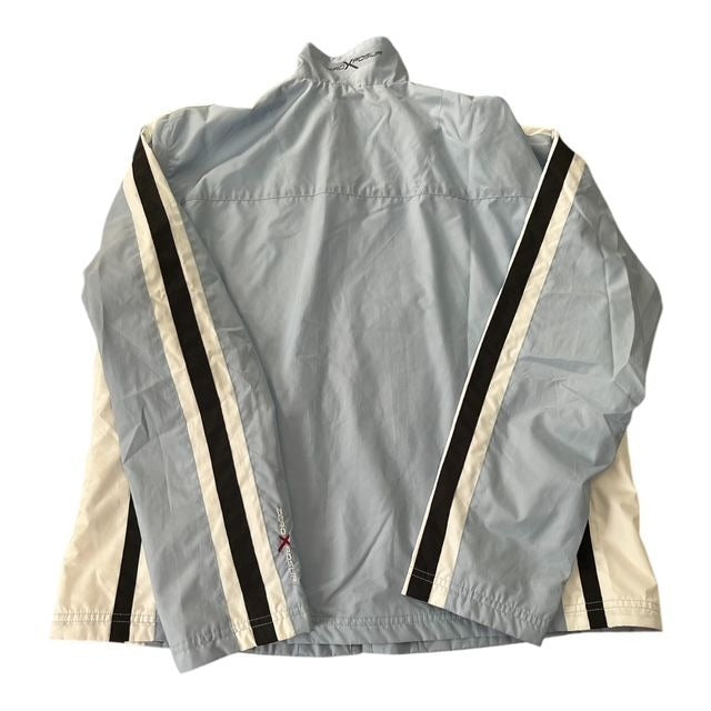 ZeroXposur Women’s XL Light Blue Full-Zip Windbreaker Jacket