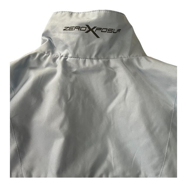ZeroXposur Women’s XL Light Blue Full-Zip Windbreaker Jacket