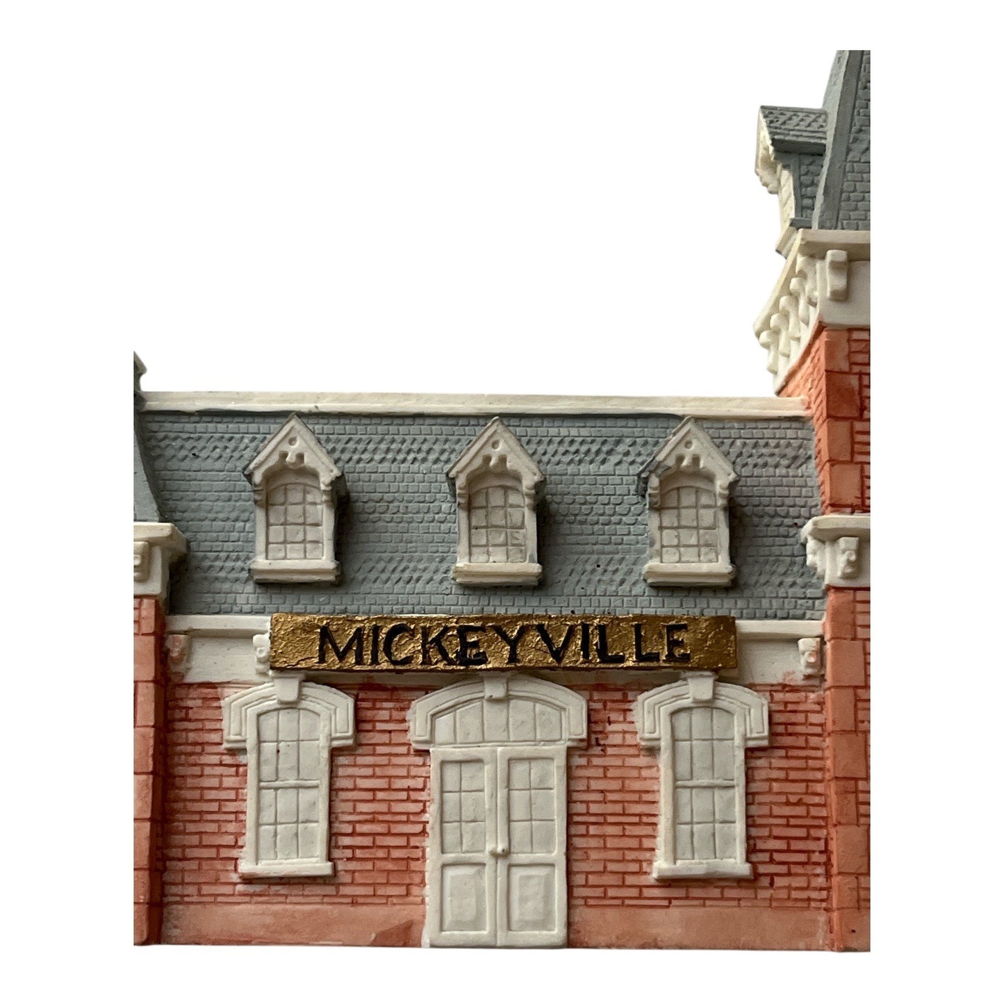 Mickeyville Disney Village Building Figurine – 7 x 6.75 x 1.5 in – Decorative Display Piece