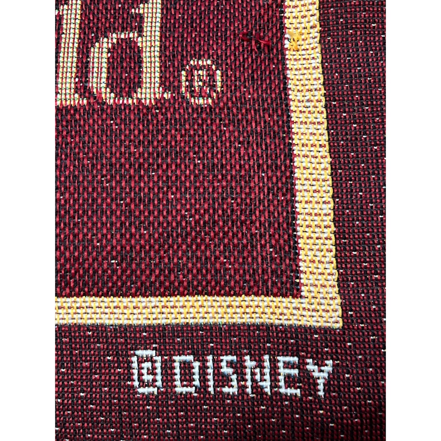 Walt Disney World Mickey Mouse Tapestry Throw Blanket Magic Kingdom Epcot Animal Kingdom Hollywood Studios Early 2000s
