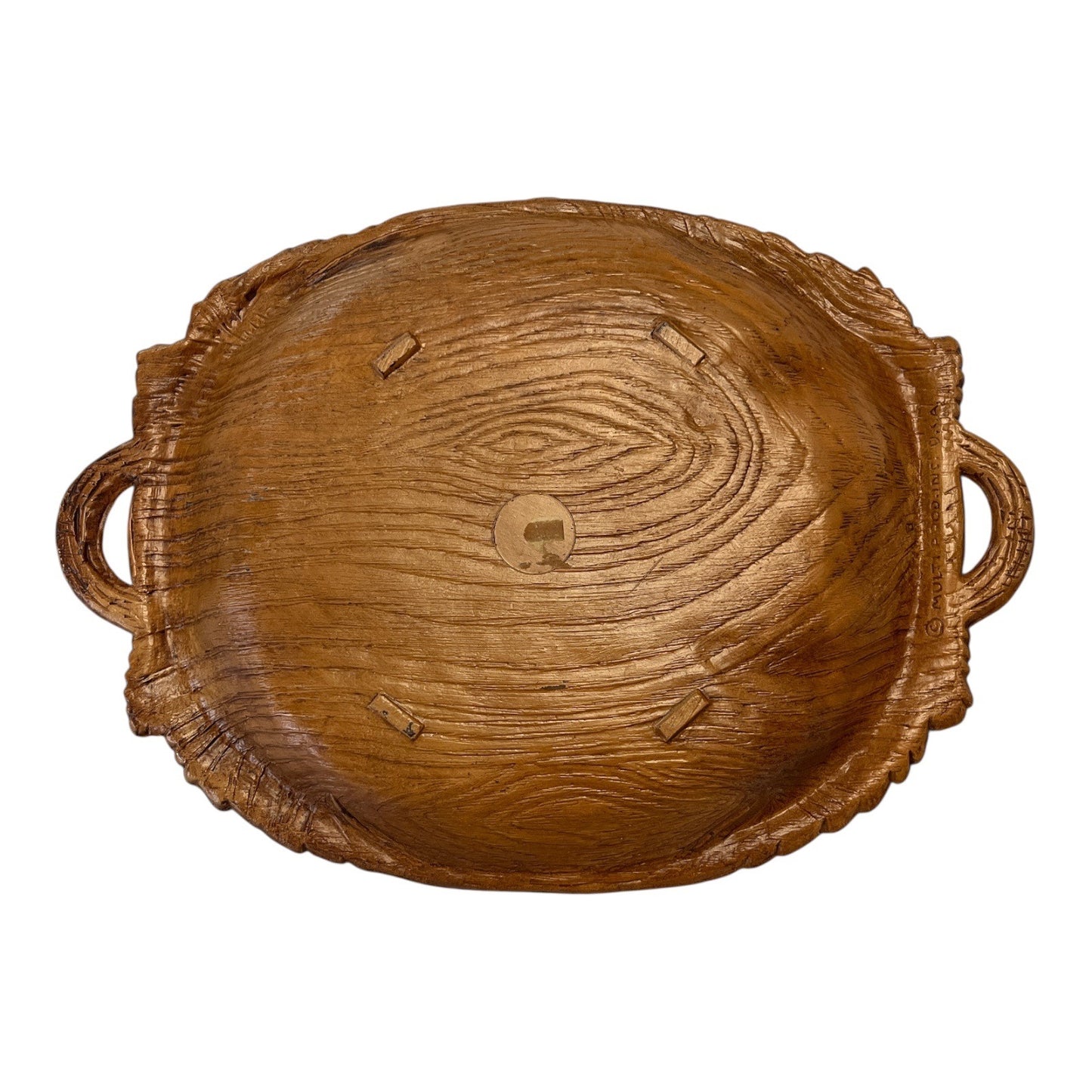 Mid-Century Multi Prod., Inc. USA Molded Resin Grapevine Serving Tray