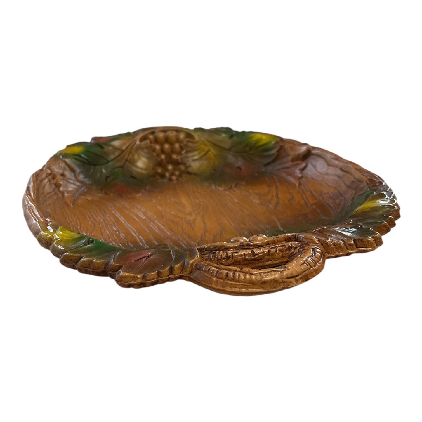 Mid-Century Multi Prod., Inc. USA Molded Resin Grapevine Serving Tray