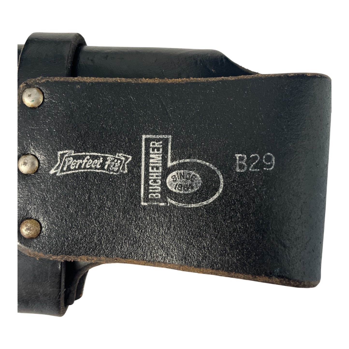 Vintage Bucheimer B29 Black Leather Holster Perfect Fit Made Since 1884