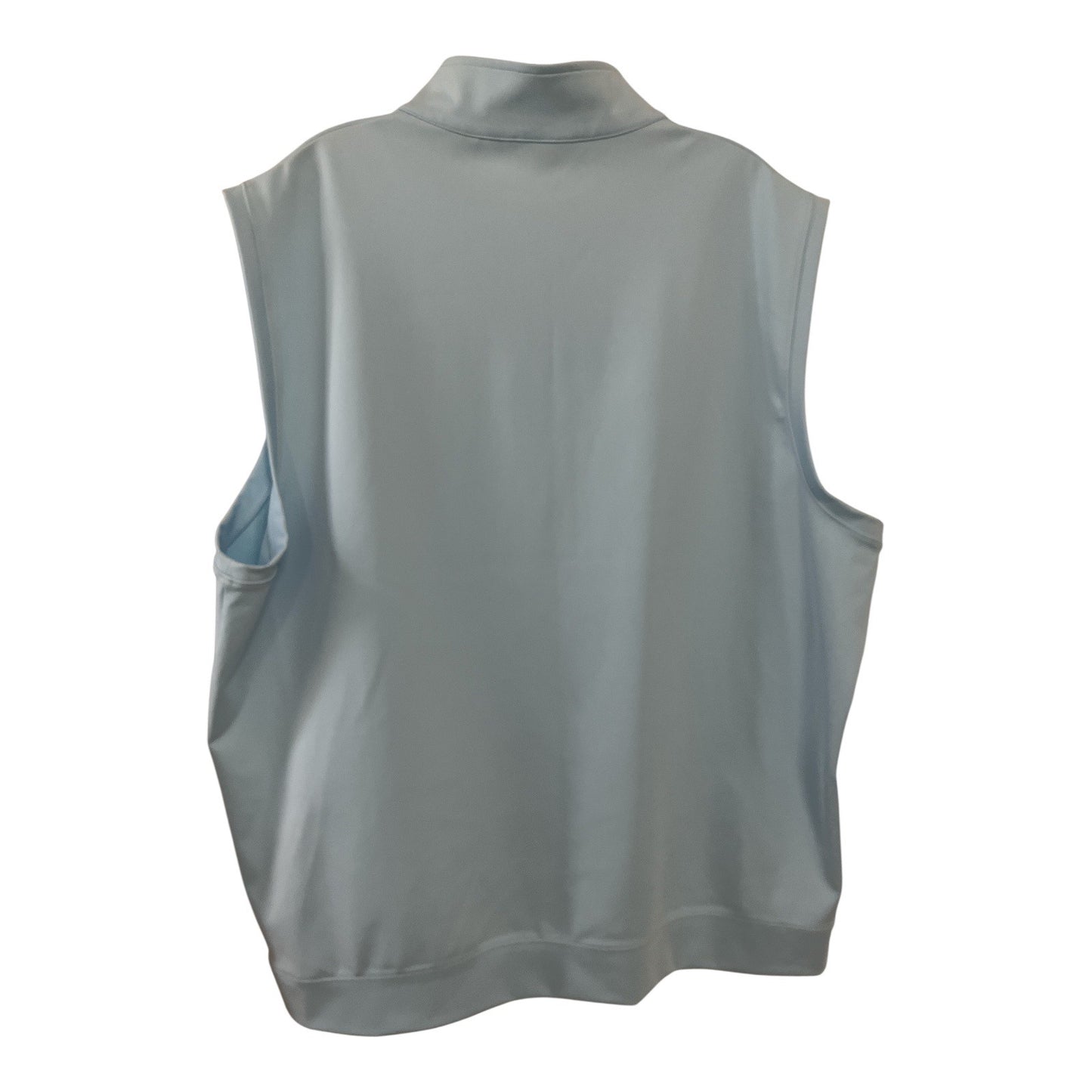 Walter Hagen Essentials Men’s XL Light Blue Sleeveless Golf Vest – Performance Zip Mock Neck – 2020s