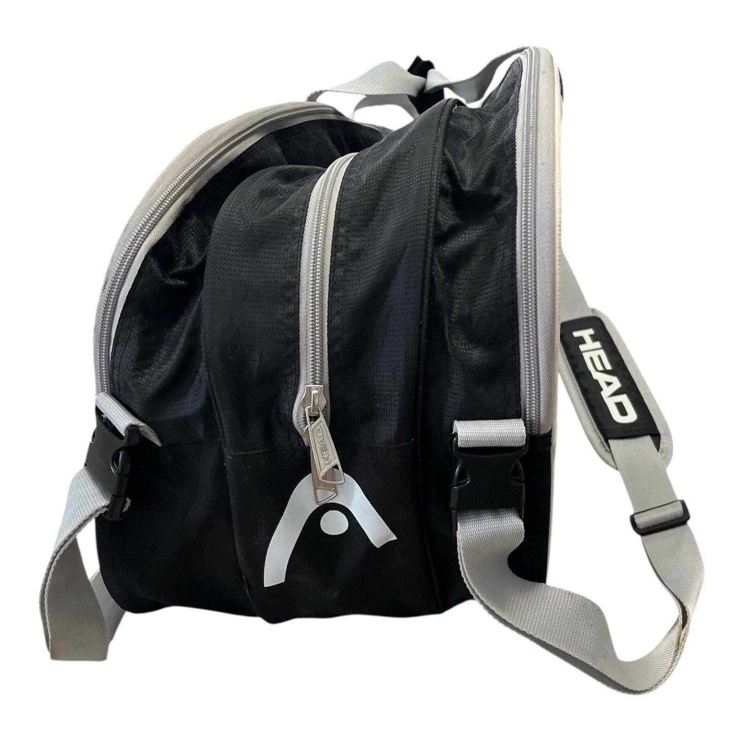 HEAD Tour Team Tennis Racket Bag Black White – 3 Compartment Duffel, Mid 2010s