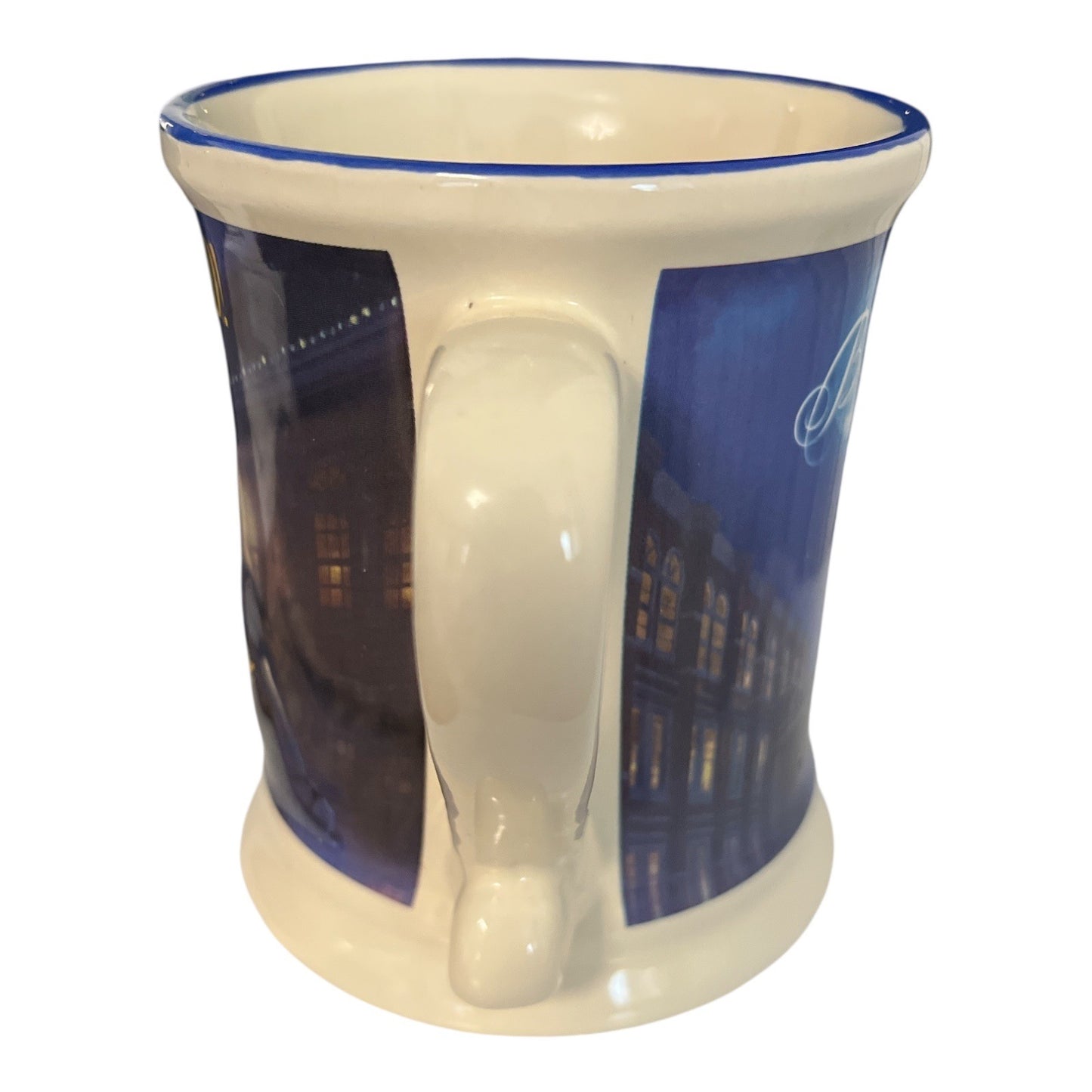 The Polar Express “All Aboard” Coffee Mug – Warner Bros. 2017 – Believe Christmas Train Design