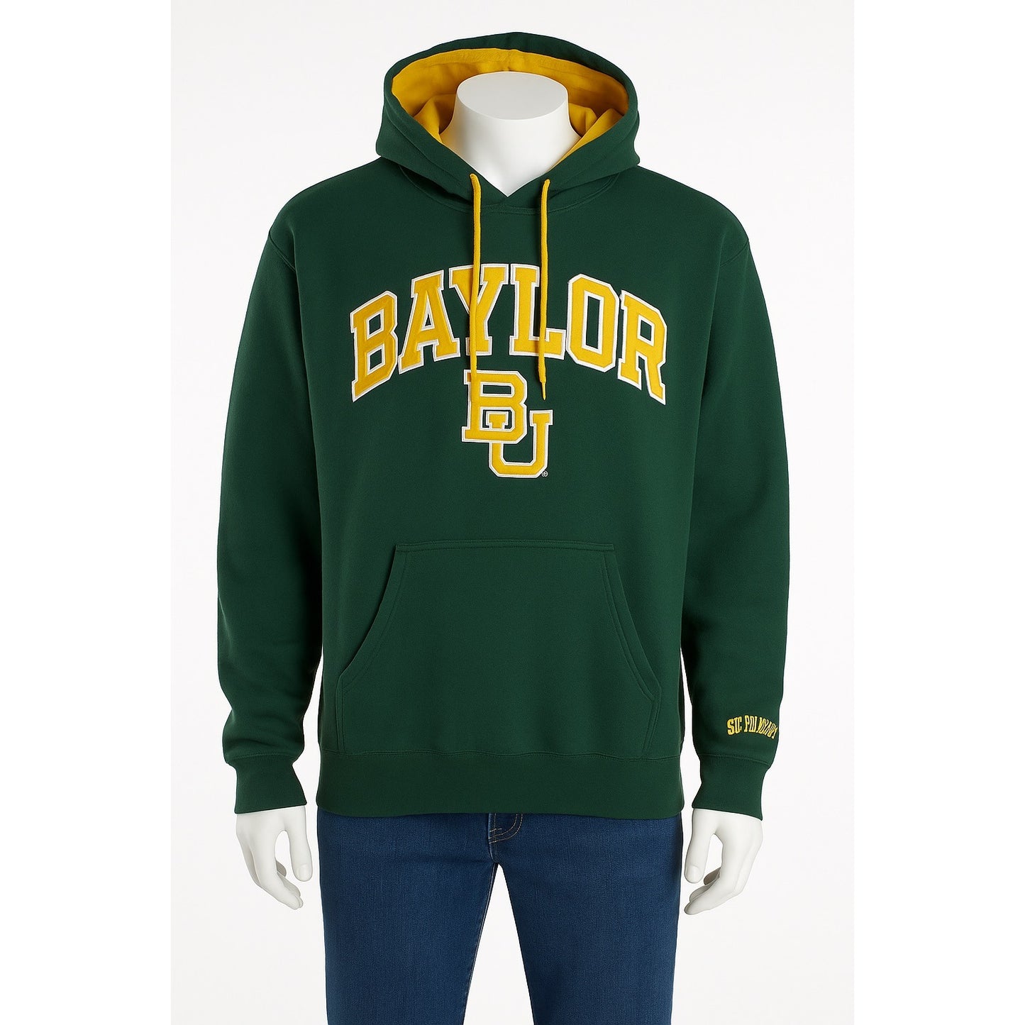 Baylor University Bears Green & Gold Hoodie Sweatshirt Men’s Size XXL – Top of the World