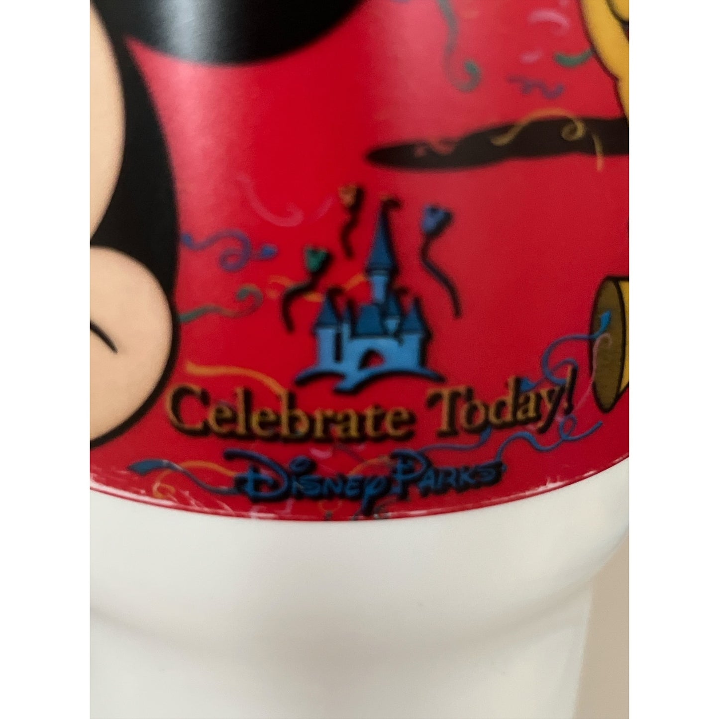 Disney Parks “Celebrate Today” Travel Mug – Coca-Cola – Mickey, Donald, Goofy