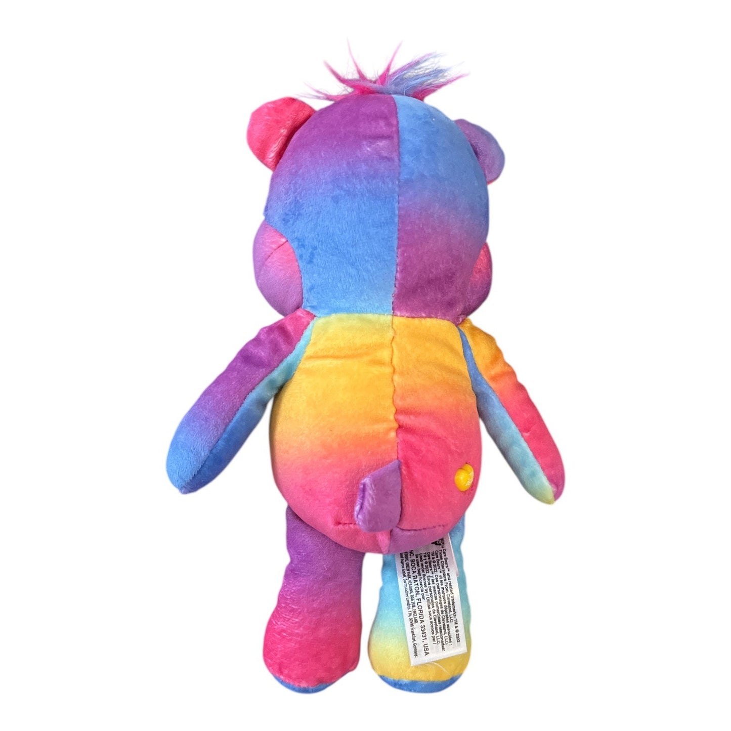 2022 Care Bears Dare to Care Bear Plush – Unlock the Magic – 10” Rainbow Bear by Basic Fun