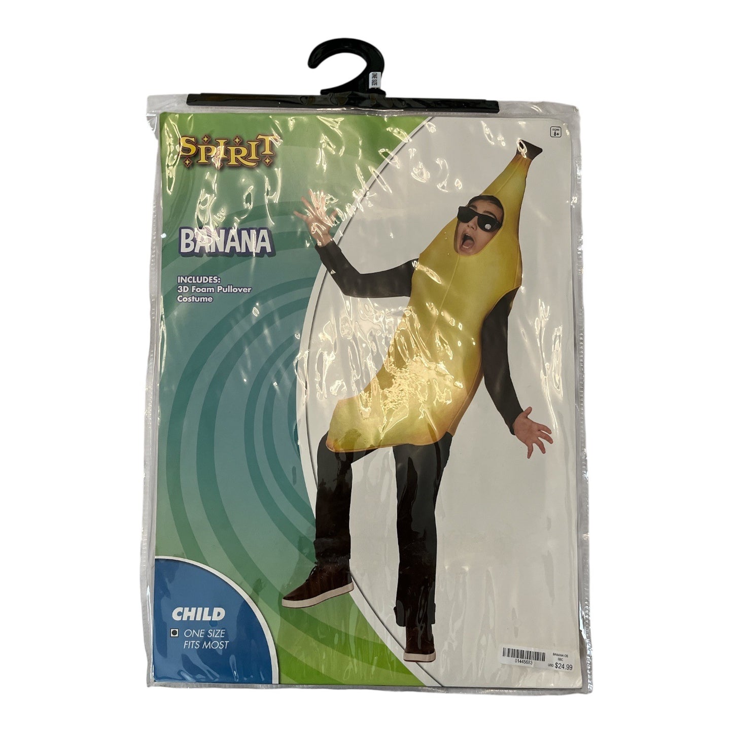 Spirit Halloween Banana Costume – Child Size, Foam Pullover