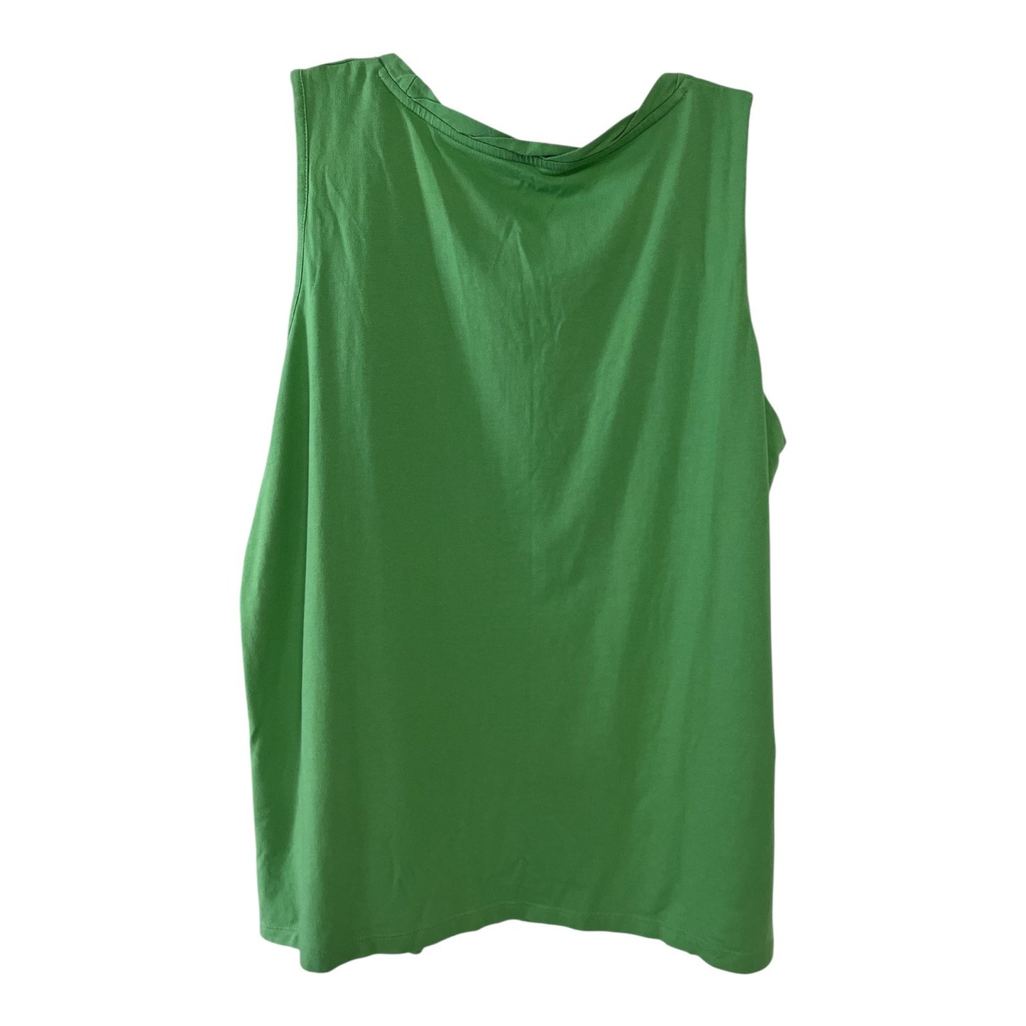 Talbots Woman Tank Tops – Set of 2, Size 1X, Green & Magenta, 60/40 Cotton Modal Blend (2012)