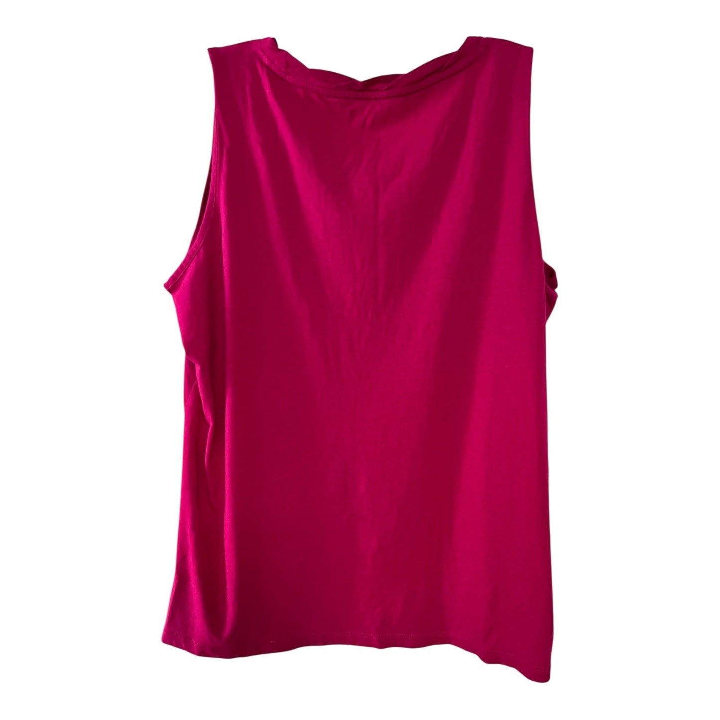 Talbots Woman Tank Tops – Set of 2, Size 1X, Green & Magenta, 60/40 Cotton Modal Blend (2012)