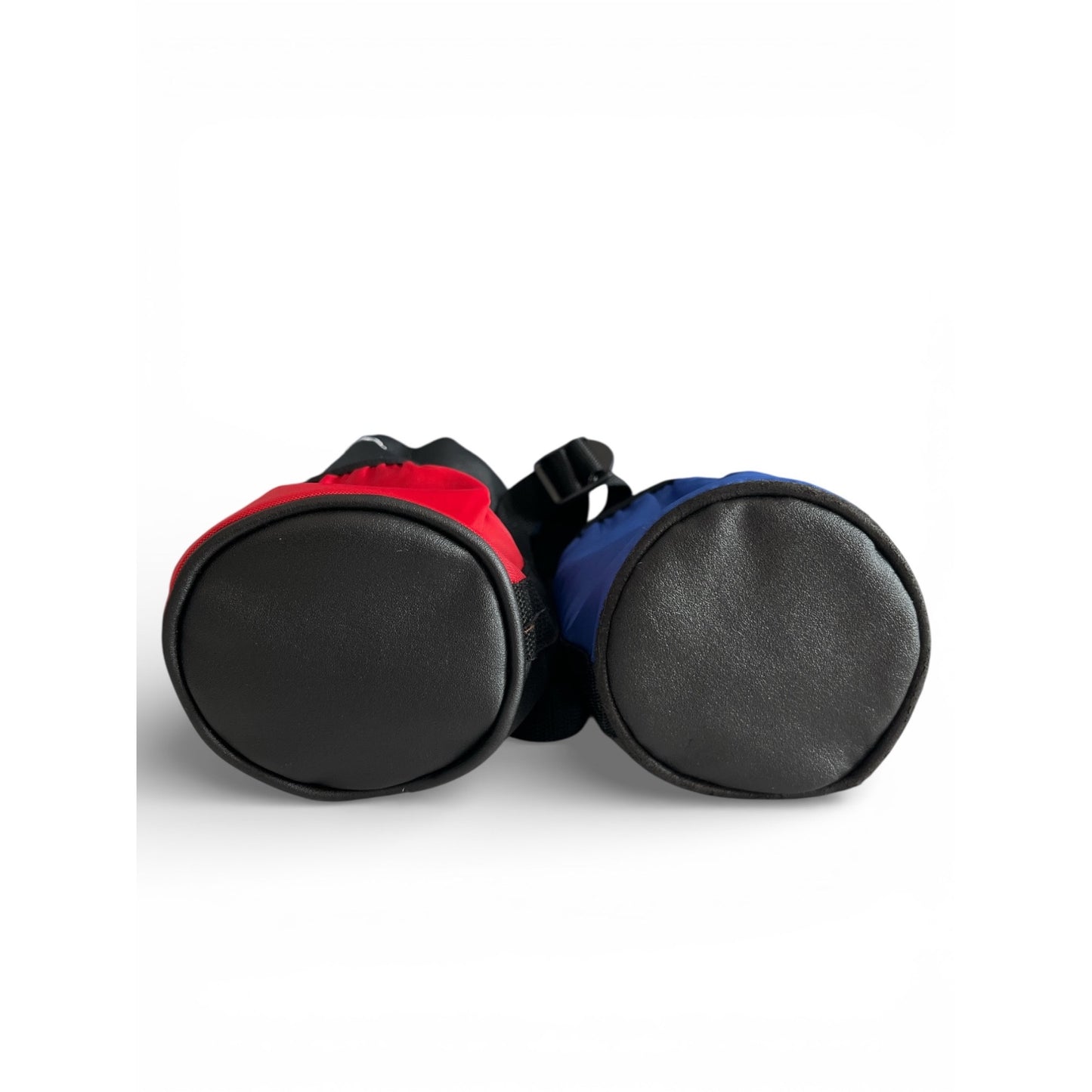 Carnival Cruise Line Insulated Drink Coolers Set of 2 Red Blue Strap Holders