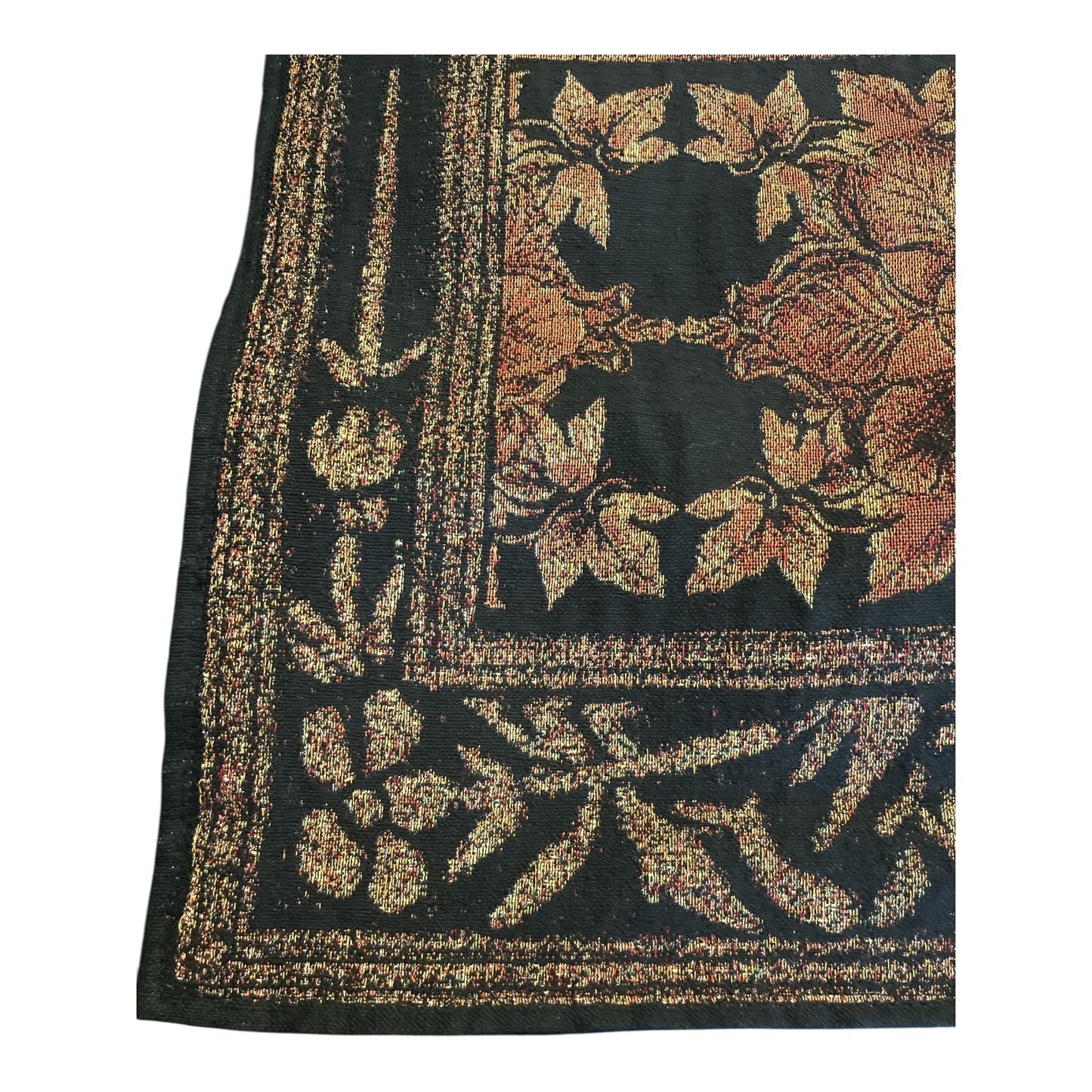 Vintage Fine Art Tapestries Wall Hanging – 50x70 Woven Jacquard Floral Urn, Made in USA