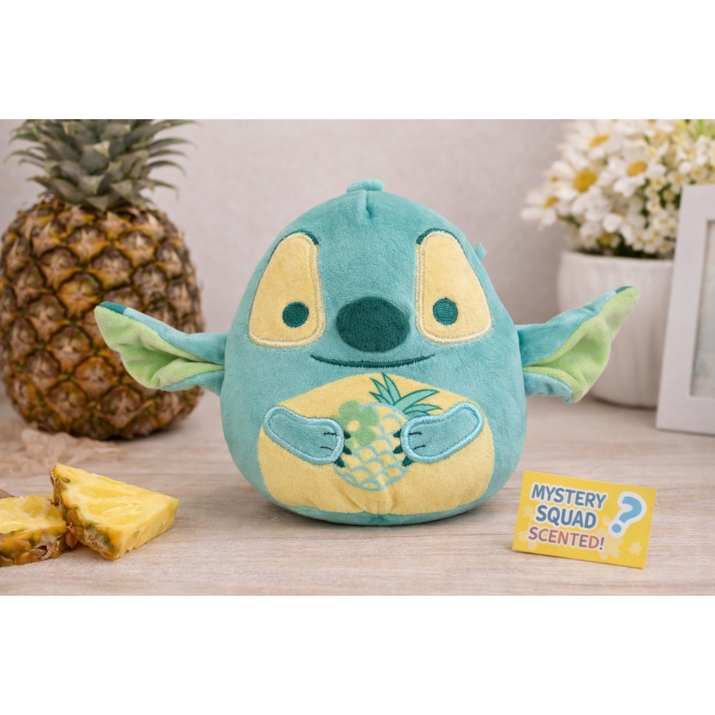 Disney Stitch Scented Mystery Squad Plush Jazwares Pineapple Scent 6"