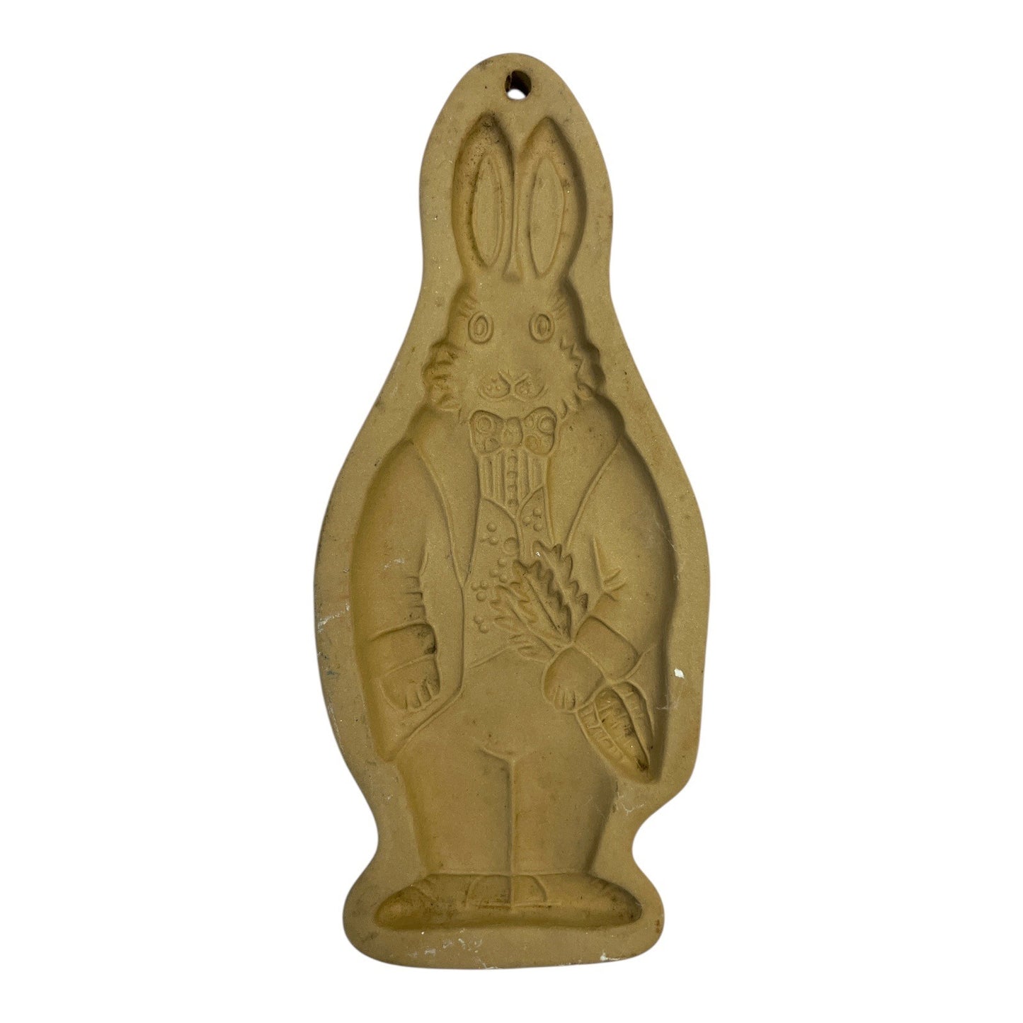 Vintage Brown Bag Cookie Art Bunny Mold - Hill Design 1988, Collectible Baking Mold