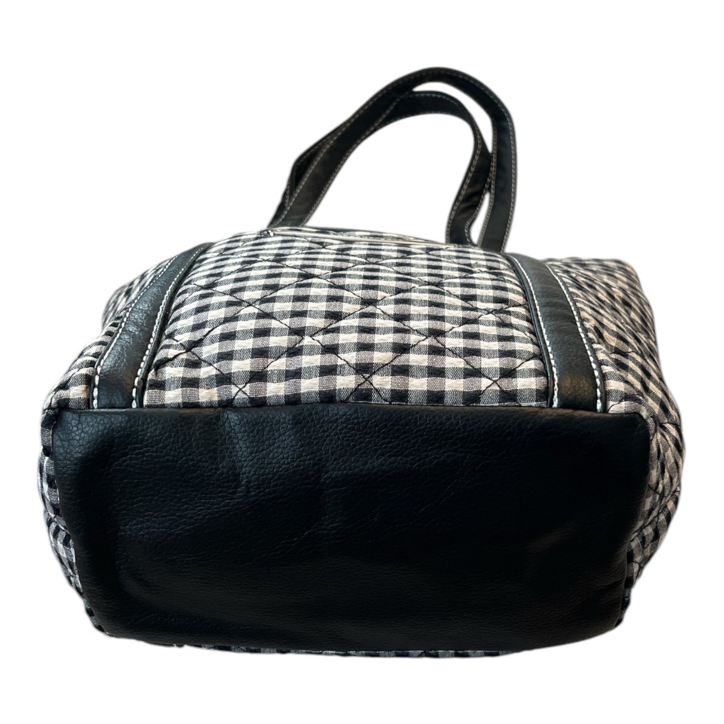 Vintage Longaberger Quilted Gingham Tote Bag