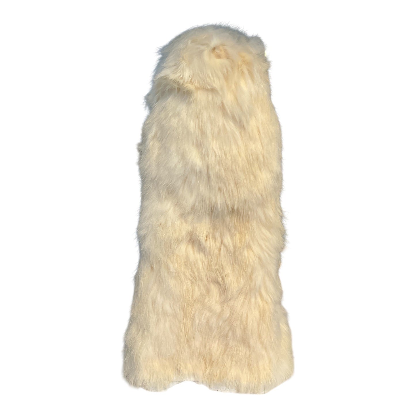 VTG Santa’s Workshop Inc. Rustic Winter White Santa – 1990s Handmade Woodland Decor – 18–20" Tall