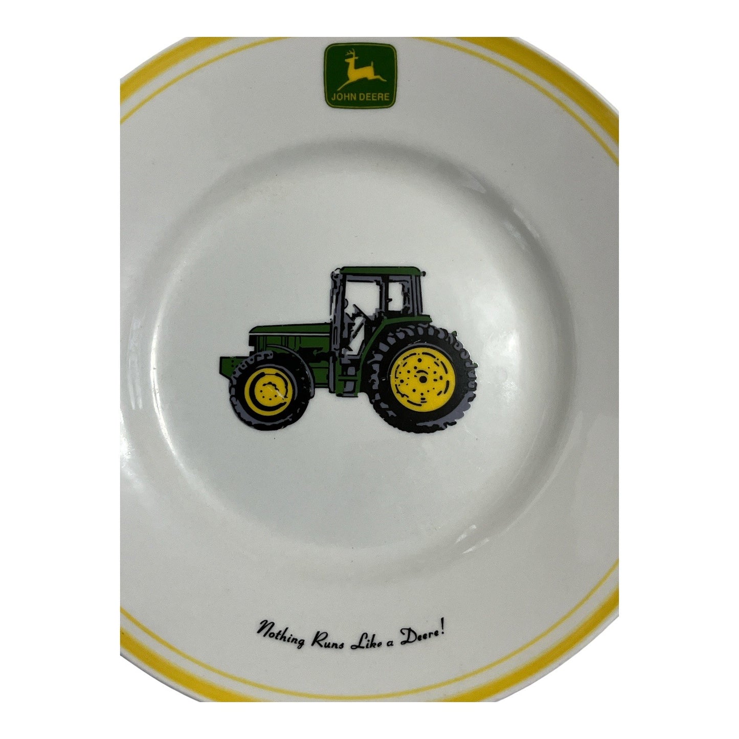 John Deere Tractor Plate – Gibson Licensed Product – Nothing Runs Like a Deere