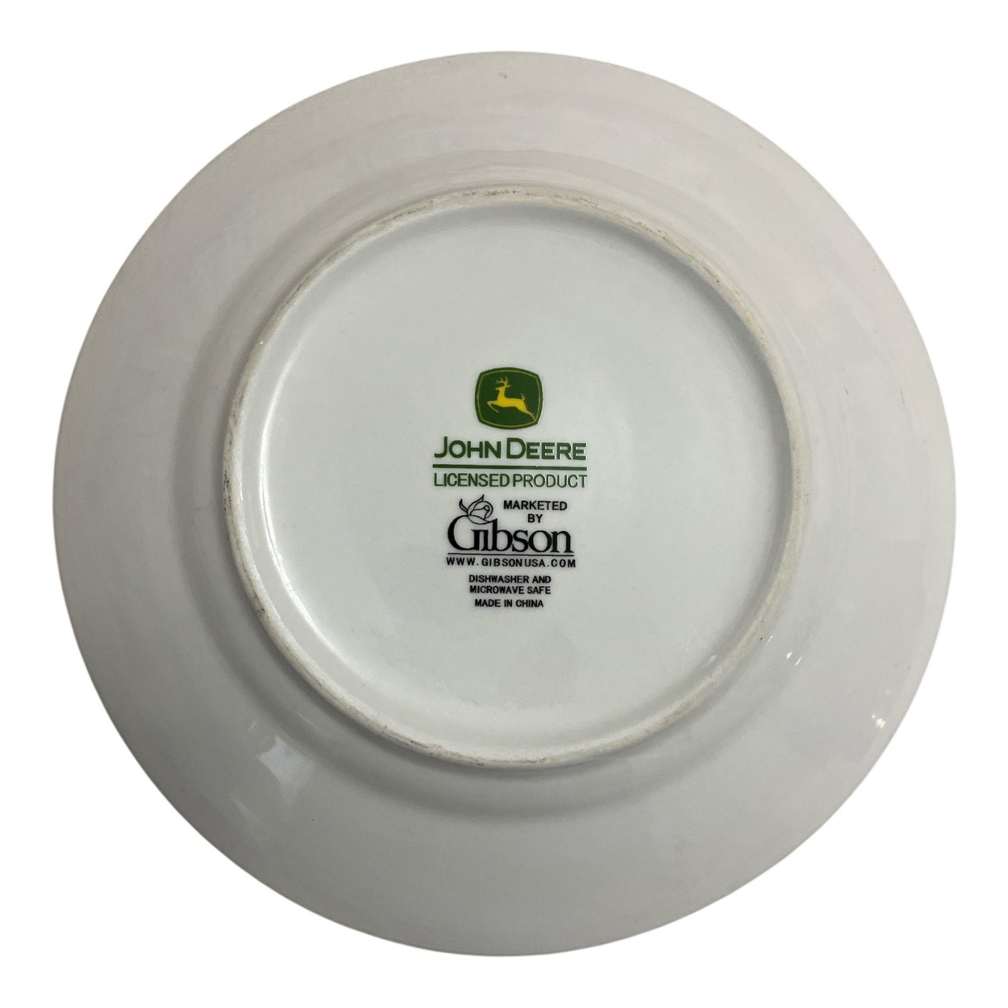 John Deere Tractor Plate – Gibson Licensed Product – Nothing Runs Like a Deere