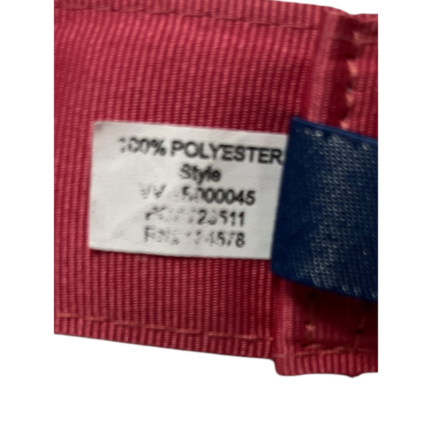 Vineyard Vines 2000s Raspberry Ribbon D-Ring Belt S 42.5” USA Flag Sailboat