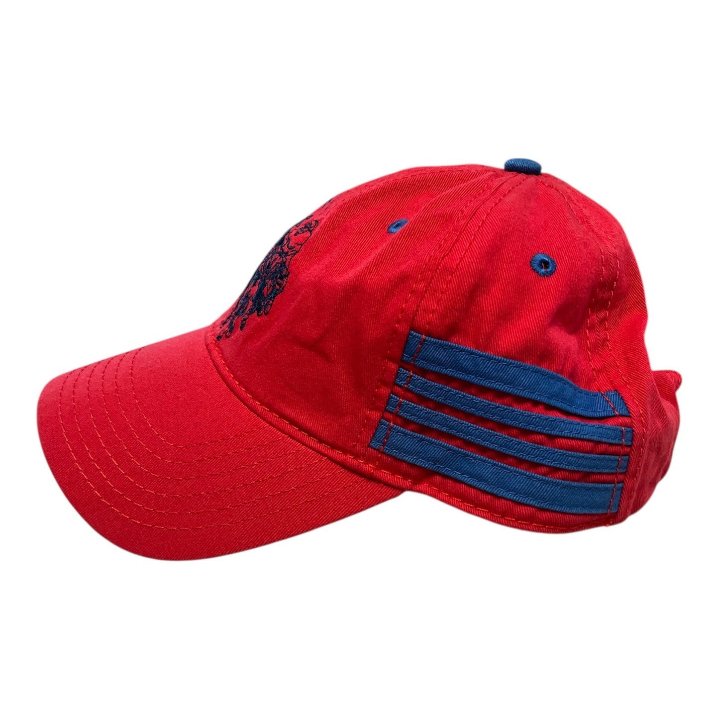Vintage U.S. Polo Assn. Red Baseball Cap | Embroidered Polo Logo | Adjustable Strapback Hat