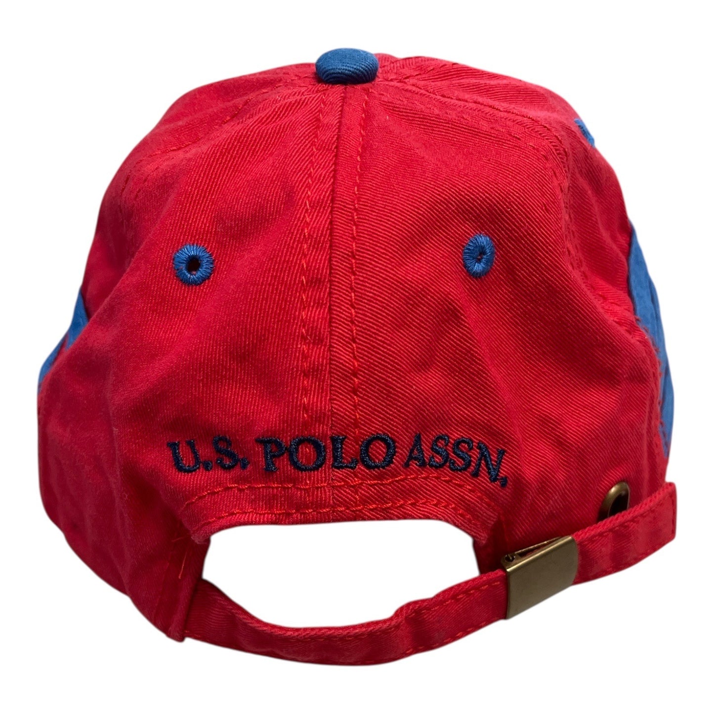 Vintage U.S. Polo Assn. Red Baseball Cap | Embroidered Polo Logo | Adjustable Strapback Hat