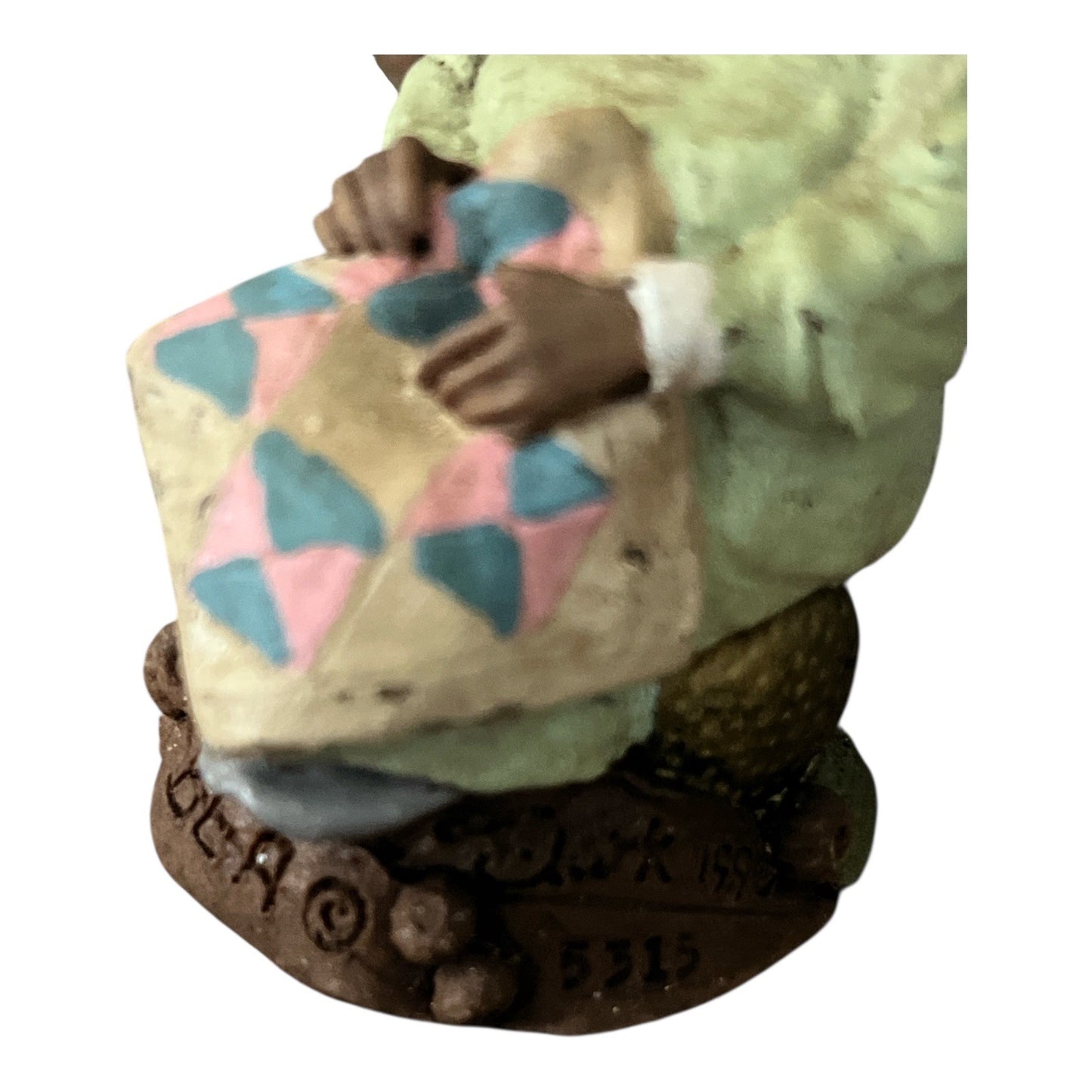 1990s Tom Clark Gnome Figurines – Hem & Her and Bea – Cairn Studios – Set of 2 with Thimbles