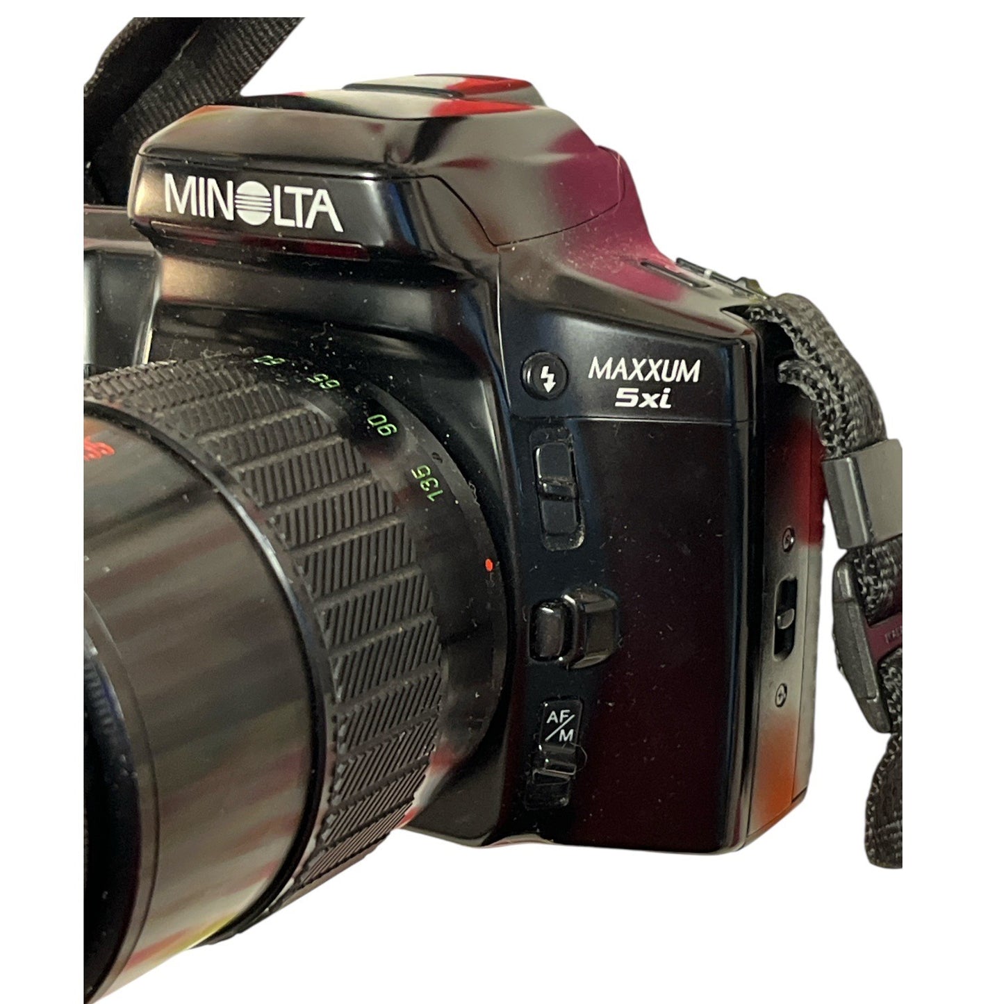 Minolta Maxxum 5xi 35mm Film Camera with 35–135mm AF Zoom Lens Untested 1990s