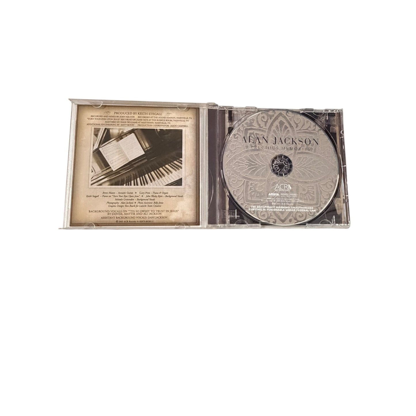 Alan Jackson Precious Memories CD 2006 Christian Gospel Country Hymns Arista