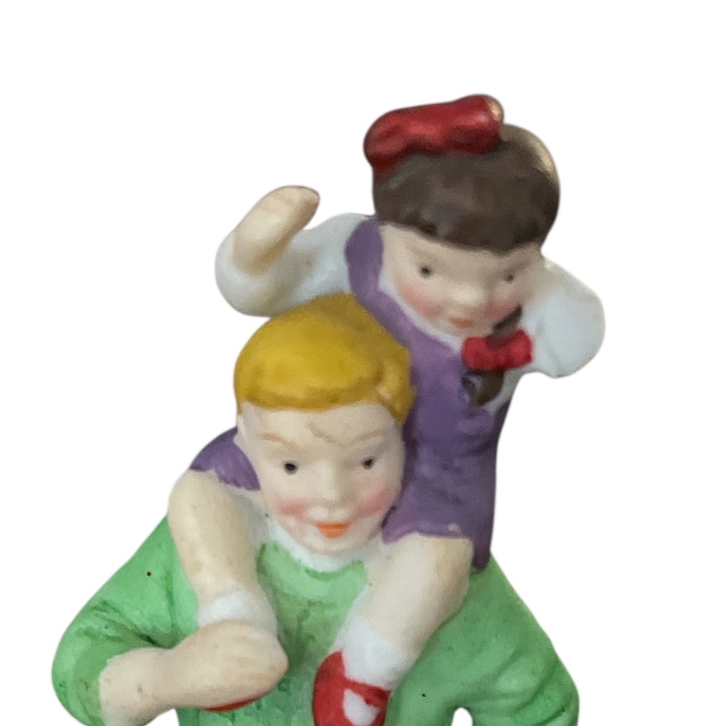 Dept. 56 Disney Parks Figurines – Set of 6 Ceramic Figures | 2.5” | Mickey’s Merry Christmas Village | 1990s | READ
