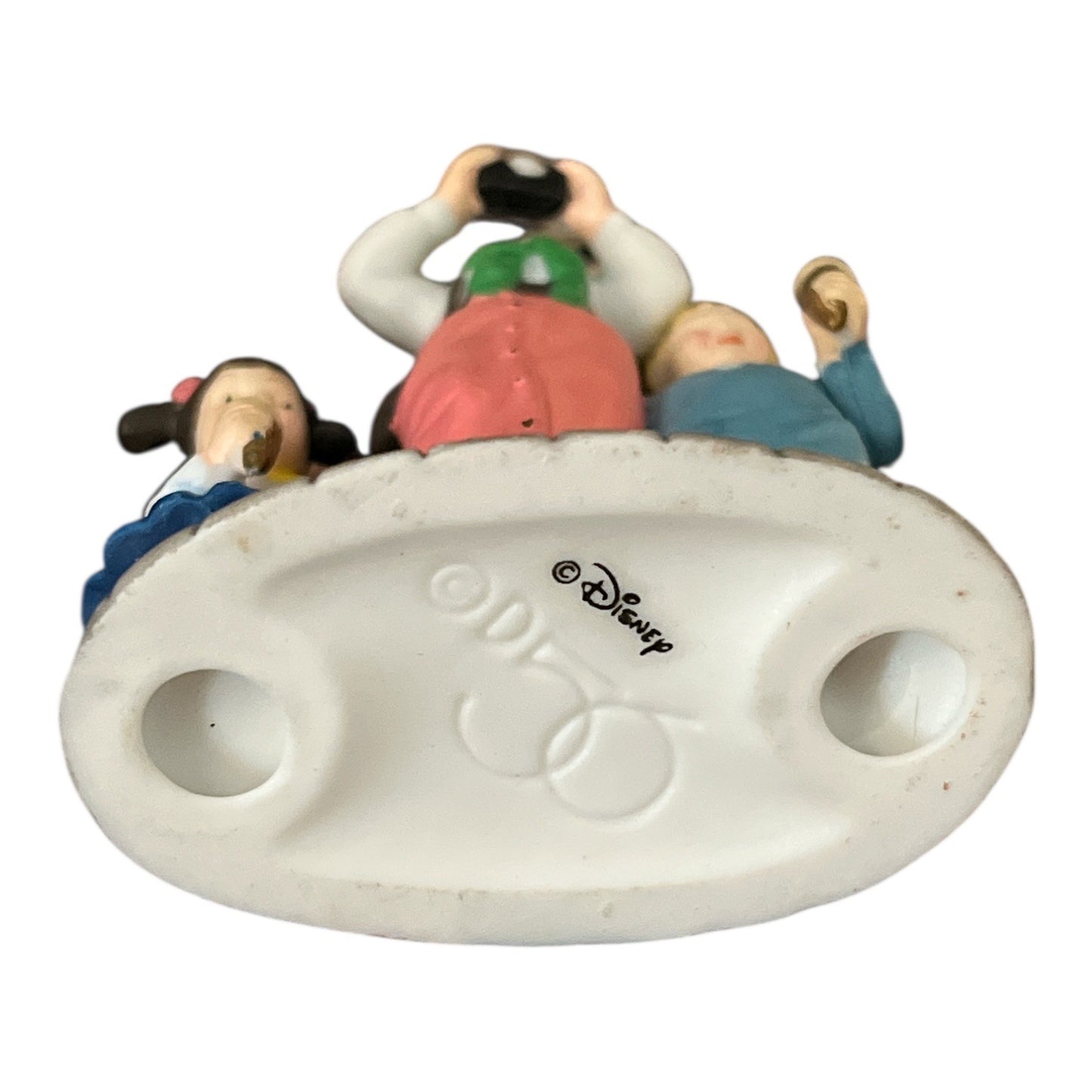 Dept. 56 Disney Parks Figurines – Set of 6 Ceramic Figures | 2.5” | Mickey’s Merry Christmas Village | 1990s | READ