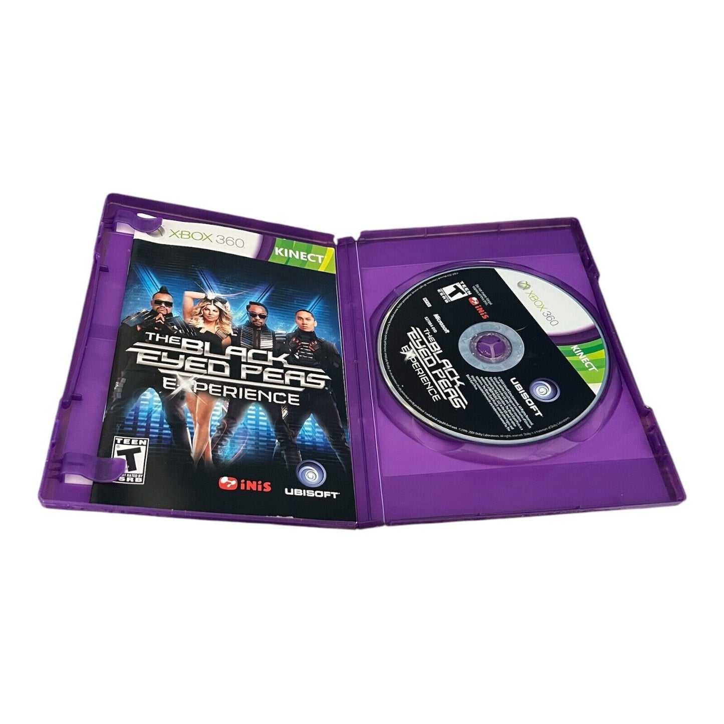 The Black Eyed Peas Experience Xbox 360 Kinect Game Complete Ubisoft Dance