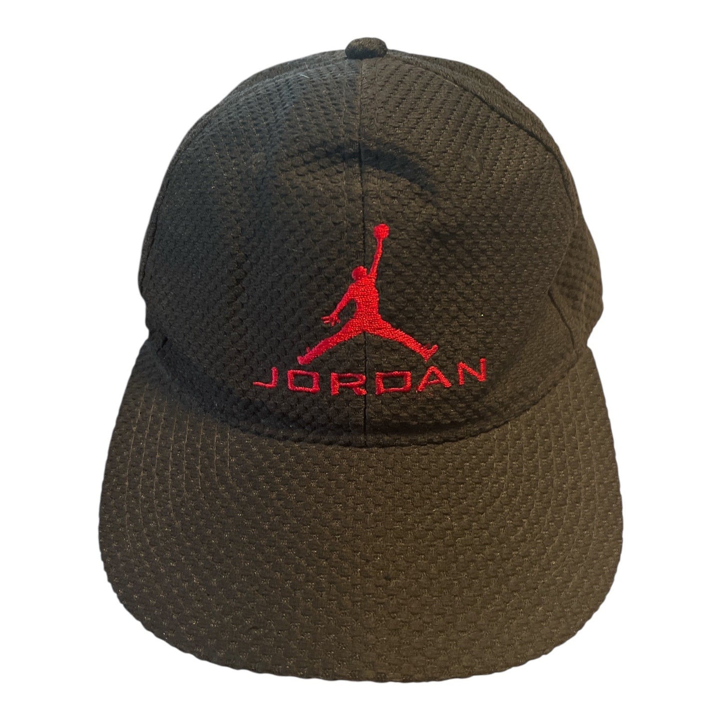 Nike Jordan Youth Adjustable Hat – Black Mesh with Red Jumpman Logo – Basketball Cap