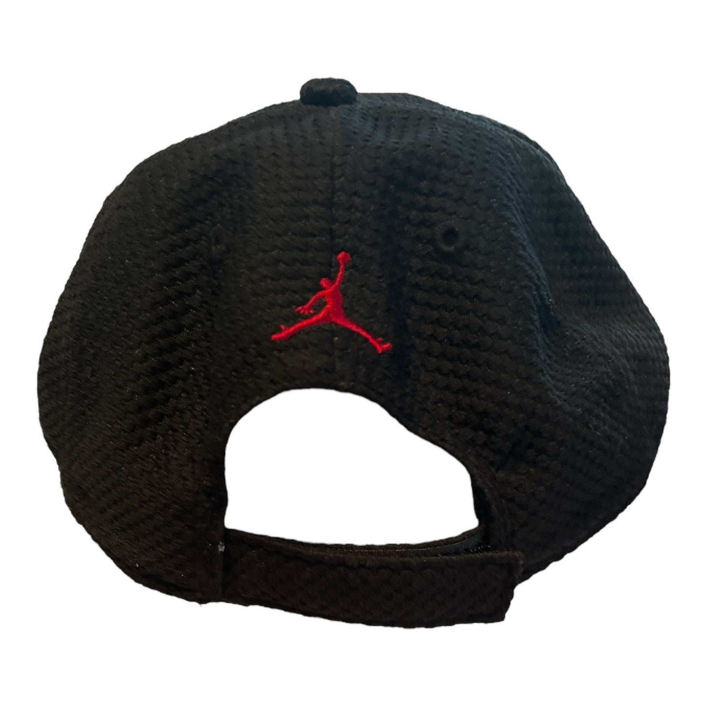 Nike Jordan Youth Adjustable Hat – Black Mesh with Red Jumpman Logo – Basketball Cap