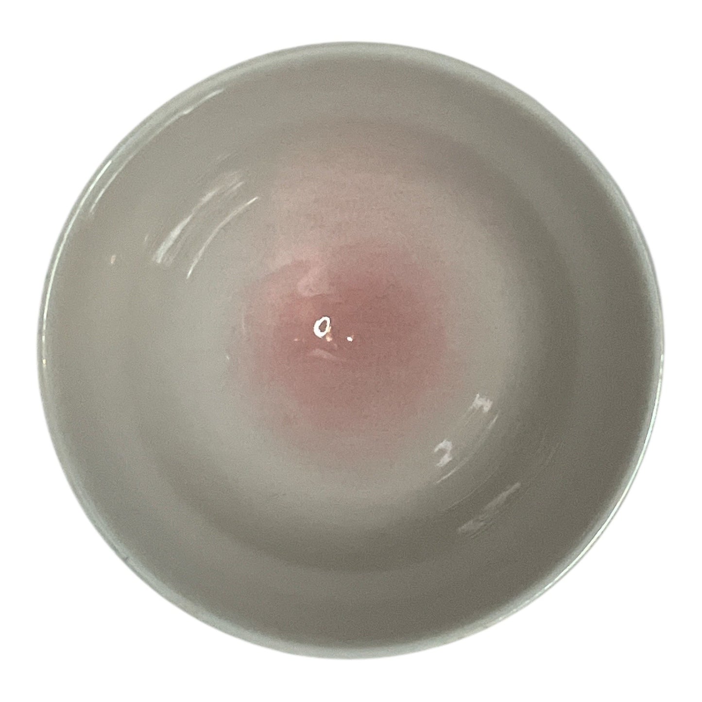 Vintage Japanese Sakura Blossom Ceramic Bowl – Iridescent Glaze – 5.25 x 3.5 x 2”