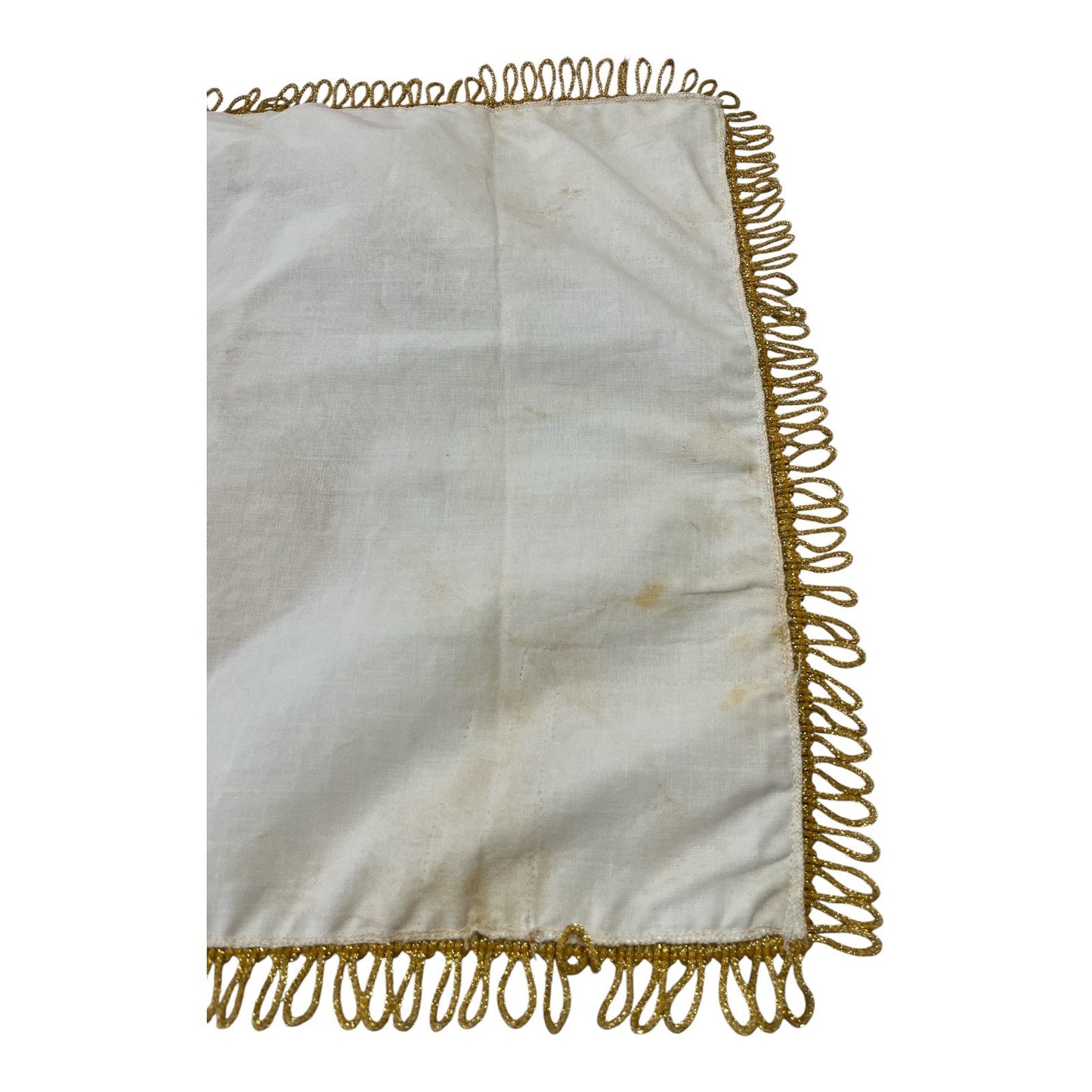 Mid-Century Vintage Embroidered Shabbat Challah Cover