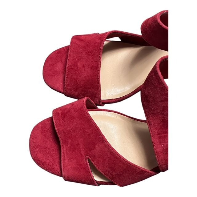 Korrine by Bella Vita: Classic & Sophisticated Asymmetrical Leather Suede Sandals - 2.75" Block Heel