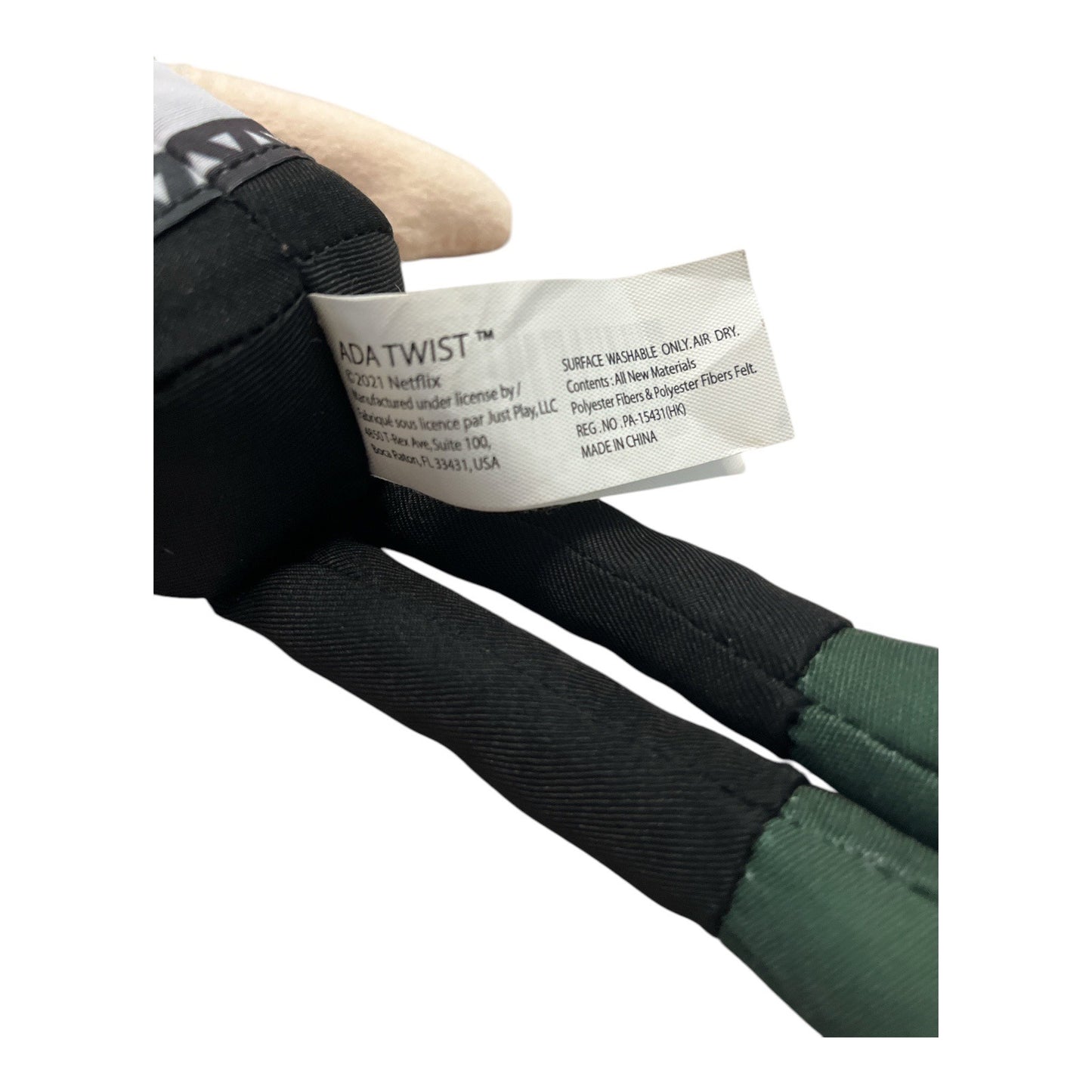 Just Play Ada Twist Scientist Plush Doll 13” • Netflix Kids Toy • Connor