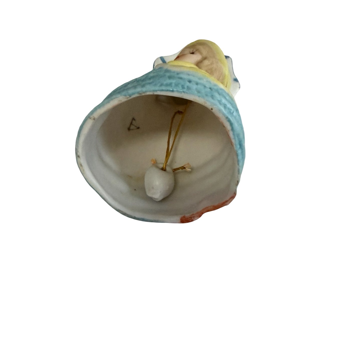 Vintage 1978 JASCO Adorabelles Merri Bells Girl With Umbrella Porcelain Bell