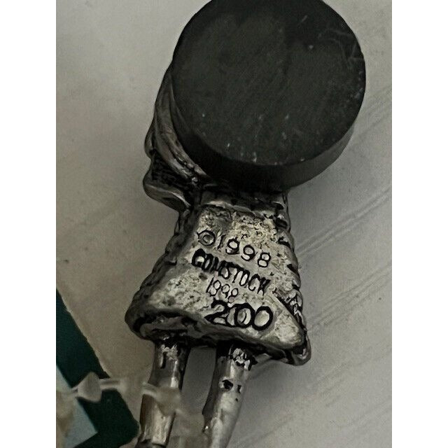 1998 Comstock Pewter Dorothy Magnet – Wizard of Oz Miniature – Original Tag – Vintage Collectible